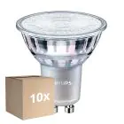 Fordelspakning 10x Philips MASTER Value LED Spot GU10 PAR16 3.7W 355lm 60D - 927 Ekstra Varm Hvit | Beste Fargegjengivelse - Dimbar - Erstatter 50W