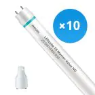 Fordelspakning 10x Philips LED Lysrør T8 MASTER Value (EM/Mains) High Output 20.5W 2900lm - 830 varm hvit | 150cm - erstatter 58W